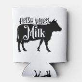 verse melk van zuivelfabrieken blikjeskoeler (Achterkant)