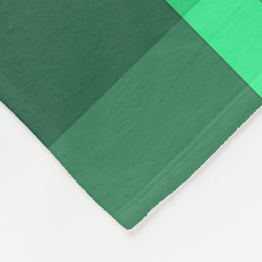 Verse Mint & Forest Green Plaid Fleece Deken (Hoek)