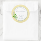 Verse Mint Herb - Zelfgemaakt bakken Gift Food Lab Ronde Sticker (Tas)