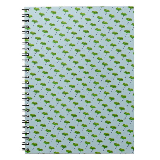 Verse moderne romantische papaverbloemen notitieboek (Voorkant)