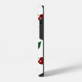 Verse Naadloos Kersenpatroon iPC iPhone Hoesje (Linkerkant)
