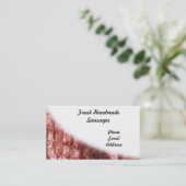 verse natuurlijke worst visitekaartje (Staand voorkant)