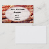 verse natuurlijke worst visitekaartje (Voorkant / Achterkant)