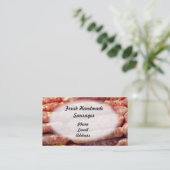 verse natuurlijke worst visitekaartje (Staand voorkant)