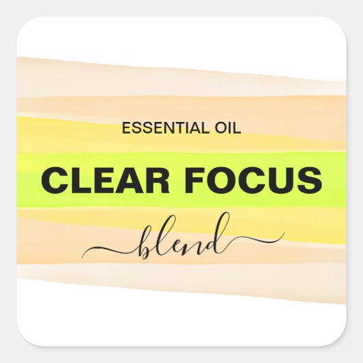 Verse Neon Colored Roller Bottle Labels (Voorkant)