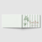 Verse net van de markt Salie groene Strepen Waterc Gastenboek (Volledig)