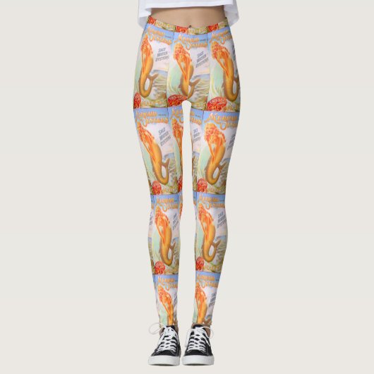 verse oester mermaids leggings (Voorkant)