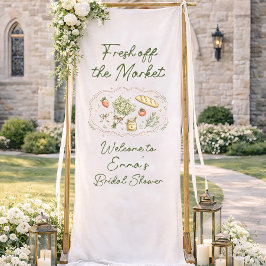 Verse Of Markt Bruids Shower Banner, Landelijke Tu Spandoek