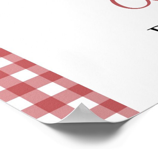 Verse off-market Kerst Vrijgezellenfeest welkom Poster (Hoek)