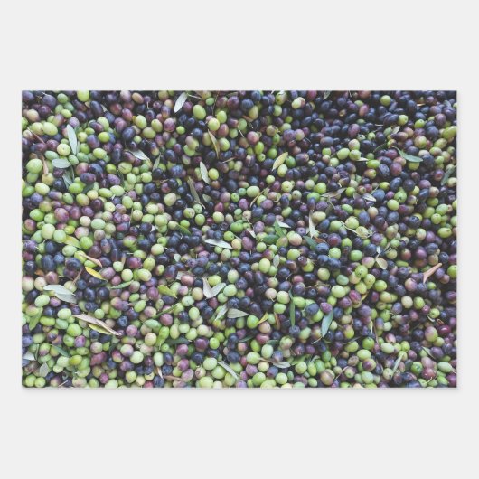 Verse olijven Foto Inpakpapier Vel (Voorkant)