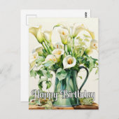 Verse Oogst Calla Lelie Bloemen Briefkaart (Voorkant / Achterkant)