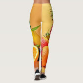 Verse oogst: Levendig ontwerp voor fruit oogst Leggings (Achterkant)