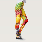 Verse oogst: Levendig ontwerp voor fruit oogst Leggings (Rechts)