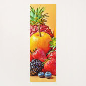 Verse oogst: Levendig ontwerp voor fruit oogst Yogamat (Achterkant)