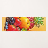 Verse oogst: Levendig ontwerp voor fruit oogst Yogamat (Voorkant (horizontaal))