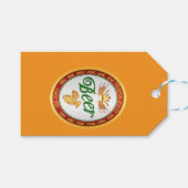 Verse Oranje Bier Cadeaulabel (Voorkant (Horizontaal))