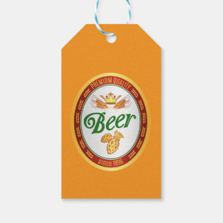 Verse Oranje Bier Cadeaulabel