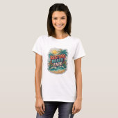 Verse Oranje RESTING BEACH FACE T-shirt (Voorkant volledig)