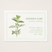 VERSE OREGANO 3.5x2.5 Visitekaartje (Voorkant)