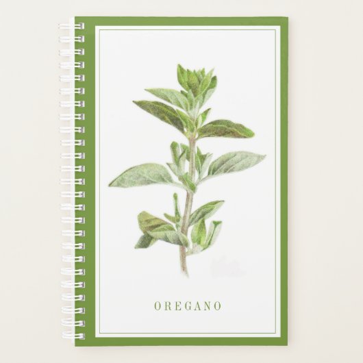 VERSE OREGANO 5.5x8.5 Planner / Groen (Voorkant)