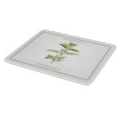 VERSE OREGANO 6x7 glazen snijplank (Hoek)