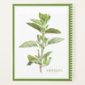 VERSE OREGANO 8.5x11 Planner / Groen (Achterkant)