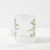 VERSE OREGANO Bevroren glazen mok (Voorkant links)