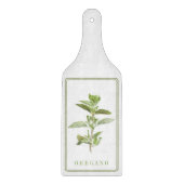 VERSE OREGANO glazen snijplank peddel (Voorkant)