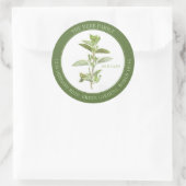 VERSE OREGANO Grote Ronde Envelop Afdichtingen - G Sticker (Tas)