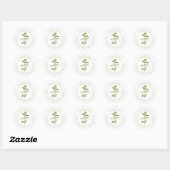 VERSE OREGANO kleine ronde adresenvelop afdichting Sticker (Vel)