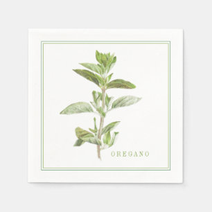 VERSE OREGANO Standaard Cocktail Papier Servetten