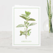 VERSE OREGANO Wenskaart Kaart (Achterkant)