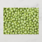 Verse organische erwten 2 briefkaart (Voorkant)