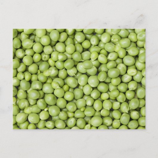 Verse organische erwten 2 briefkaart (Voorkant)