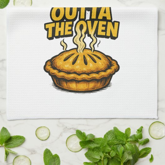 Verse Outta De Oven Keuken Handdoek (Gevouwen)