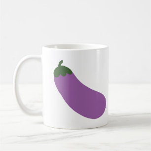 Verse Paarse Aubergine Moestuin Cadeau Koffiemok