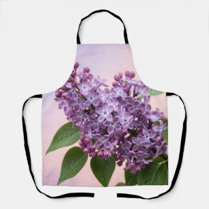 Verse Paarse Seringbloesem Lente Bloemenpracht Schort