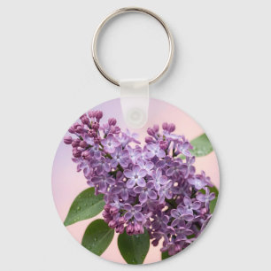 Verse Paarse Seringbloesems Lente Bloemenpracht  Sleutelhanger