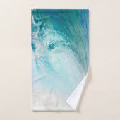 Verse Pacifische oceaanblauwe golven breken Bad Handdoek (Handdoek)