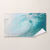 Verse Pacifische oceaanblauwe golven breken Bad Handdoek (Handdoek)