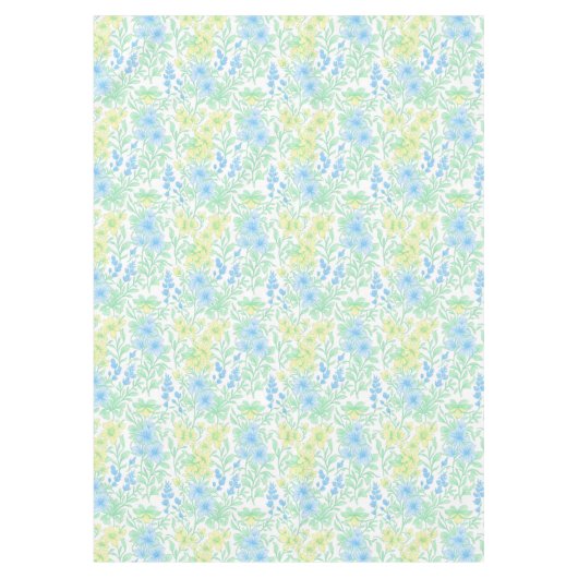 Verse Pastel Bloempatroon Tafelkleed (Voorkant)