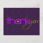 Verse pastel Modern Dank u Briefkaart (Voorkant)