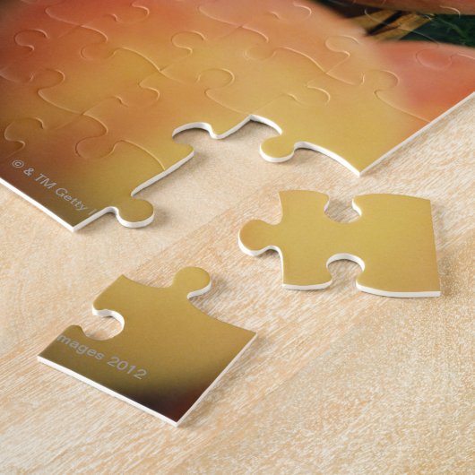 Verse perziken legpuzzel (Zijkant)