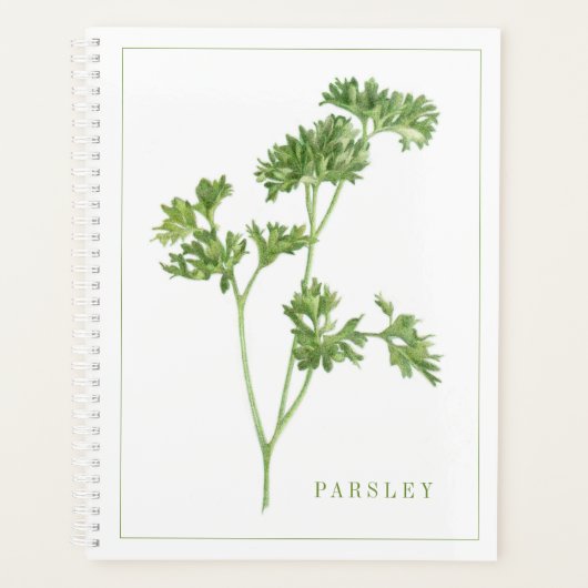 VERSE PETERSELIE 8.5x11 Planner / Kalender (Voorkant)