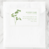 VERSE PETERSELIE Biz ID Rechthoek Stickers (Tas)