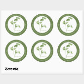 VERSE PETERSelie Grote Ronde Envelope Seals - Groe Sticker (Vel)