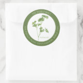 VERSE PETERSelie Grote Ronde Envelope Seals - Groe Sticker (Tas)