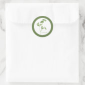 VERSE PETERSELIE Kleine ronde Stickers (+tekst) Gr (Tas)