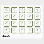 VERSE PETERSelie Kleine Vierkante Envelope Sluitze Sticker (Vel)