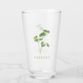 VERSE PETERSELIE Pint Drink Glas (Achterkant)